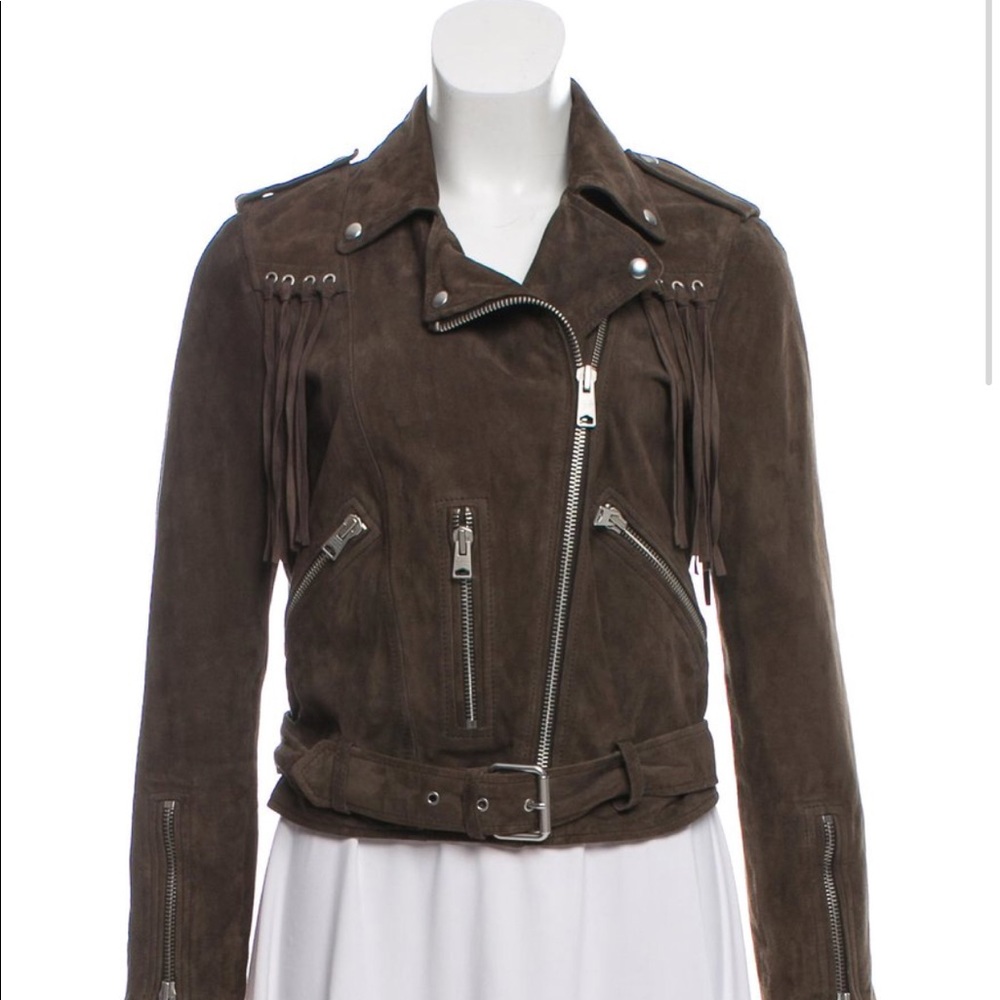 All saints suede jacket